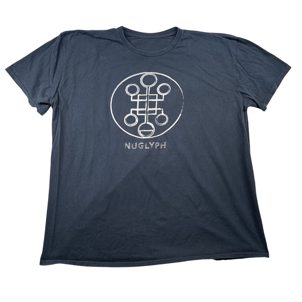 Nuglyph Shirt Mens 2xl Hip Hop Rap Band Explicit Electronic Core Music Graphic